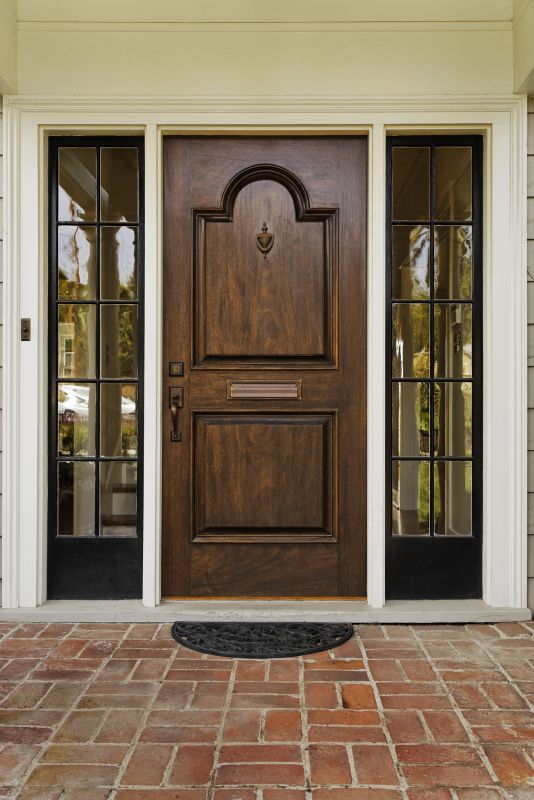 Elegant Restored Wood Door